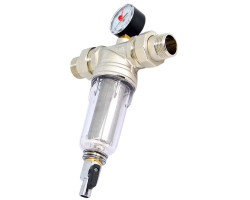 TIEMME 3135 Filtr s proplachem 1/2" PN16, 100mcr, 65°C
