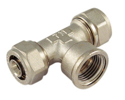 PEXAL Svěrný T-kus vnitřní závit 32 x 1" x 32 mm