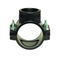 PE Navrtávací třmen 110 mm x 6/4" PN10 - Polyetylen