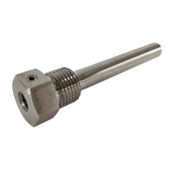Nerezová jímka k teploměrům 1/2" x 65mm