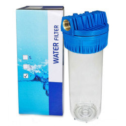 WATERFILTER Průhledný filtr 1" SX - 10" na vodovodní potrubí WATERFILTER Průhledný filtr 1" SX - 10" na vodovodní potrubí