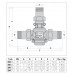 CALEFFI 280 Protikondenzační ventil 3/4" (60°C) PN10 - LADOMAT bez čerpadla