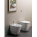 PURA WC mísa stojící, Swirlflush, 36x50cm, spodní/zadní odpad, bílá ExtraGlaze