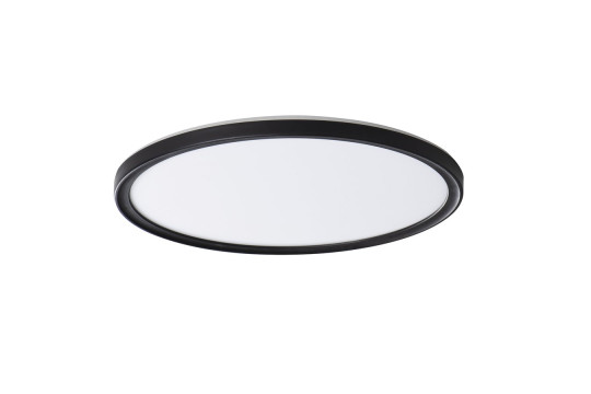 AZPO stropní LED svítidlo, ø 420mm, 22W,3000/4000/6000K, IP54, černá mat
