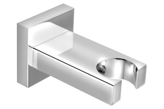 Držák sprchy hranatý, pevný, chrom