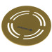 FLEXIA kruhová krytka sifonu, zlato mat