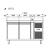 Tefcold GF72 LEFT, Mrazicí stůl bez desky