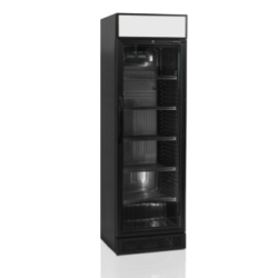 Tefcold CEV 425 CP BLACK, chladicí skříň s prosklenými dveřmi