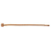 Flexibilní nerezová hadice M10x3/8", 35cm, zlatá