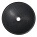 BLOK kamenné umyvadlo průměr 40 cm, černý Marquin, matný