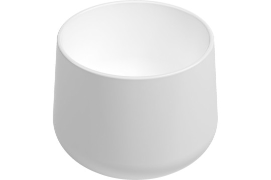ALLEGRO keramické umyvadlo na desku, průměr 42cm, bílá