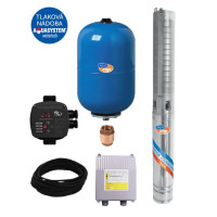 SUB CONTROL AUTOMAT 80- 4" ELECTRA INOX 100/68 Inteligentní vodárna s ponorným čerpadlem a řídicí jednotkou HYDRO-TECH