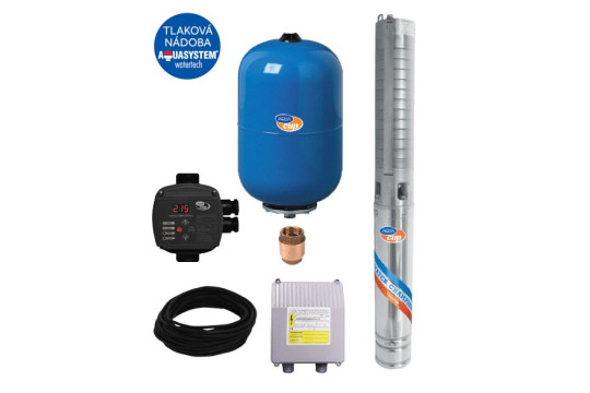 SUB CONTROL AUTOMAT 80- 4" ELECTRA INOX 100/68 Inteligentní vodárna s ponorným čerpadlem a řídicí jednotkou HYDRO-TECH