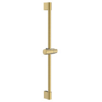 Sprchová tyč, posuvný držák, kulatá, 708mm, ABS/zlato mat