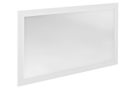 NIROX zrcadlo v rámu 1000x600x28 mm, bílá lesk