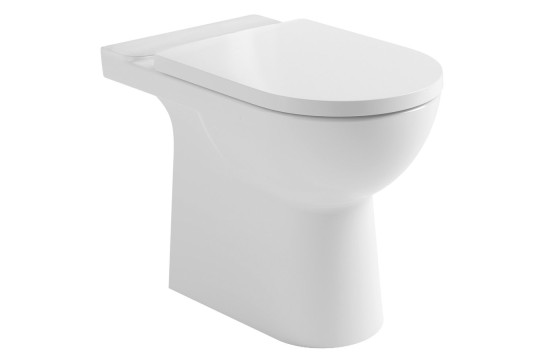 TALAMO WC kombi mísa, Rimless, 63x35,5cm, spodní/zadní odpad, bílá