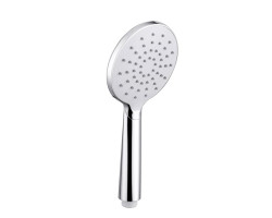 Ruční sprcha, průměr 110 mm, ABS/chrom/bílá