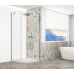 TRINITY CHROME čtvrtkruhový sprchový kout 900x900mm, čiré sklo, pravé