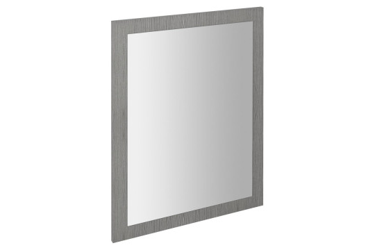LARGO zrcadlo v rámu 600x800x28mm, dub stříbrný (LA610)