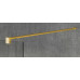 VARIO GOLD MATT jednodílná sprchová zástěna k instalaci ke stěně, kouřové sklo, 1200 mm