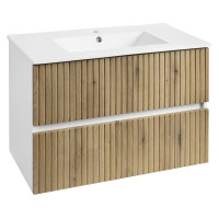 PANEDA STRIP umyvadlová skříňka 79,5x55x45,2cm, dub emporio