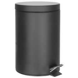 SIMPLE LINE odpadkový koš kulatý 12l, černá mat