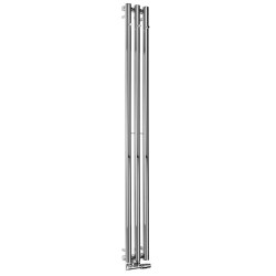 PILON otopné těleso 196x1800mm, se třemi háčky pro ručník, chrom