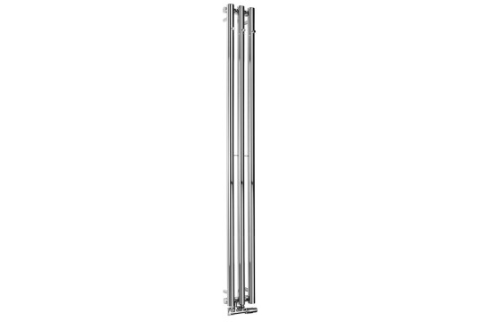 PILON otopné těleso 196x1800mm, se třemi háčky pro ručník, chrom