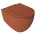 INFINITY WC sedátko, SLIM, odnímatelné, Soft Close, terracotta