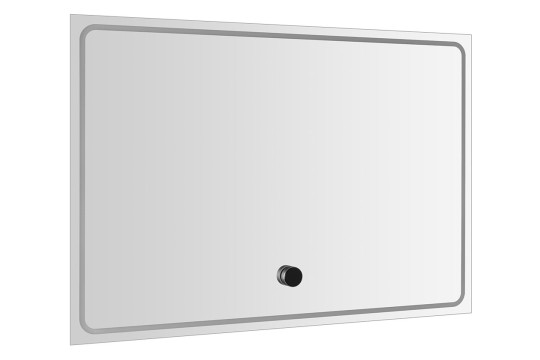 GEMINI zrcadlo s LED osvětlením 100x70cm, chytré funkce