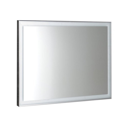 LUMINAR zrcadlo v rámu s LED osvětlením 700x500mm, chrom