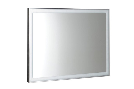 LUMINAR zrcadlo v rámu s LED osvětlením 700x500mm, chrom