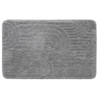 RIST koupelnová předložka, 50x80cm, 100% polyester, protiskluz, šedá