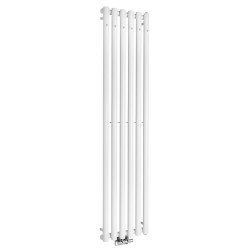 PILON otopné těleso 418x1800mm, se šesti háčky pro ručník, bílá mat