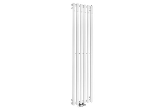 PILON otopné těleso 418x1800mm, se šesti háčky pro ručník, bílá mat