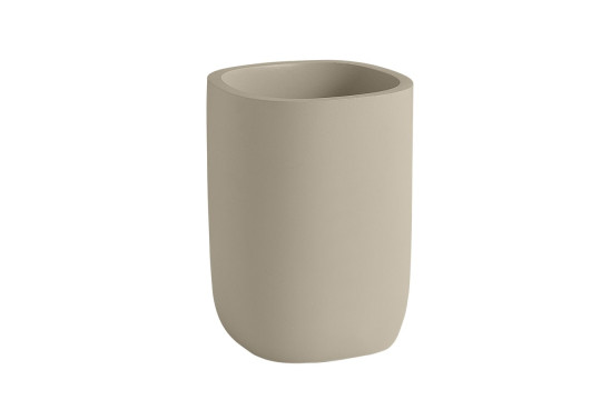 YLENIA sklenka na postavení, tortora