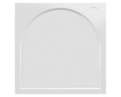 LARCA sprchová vanička z litého mramoru, čtverec, 80x80x3cm