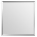 SILVER stropní LED svítidlo 28x28cm, 10W, 230V, 3000K/4000K/6500K, IP44, chrom