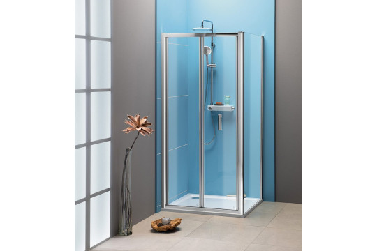 EASY LINE obdélníkový sprchový kout 900x700mm, skládací dveře, L/P varianta, čiré sklo