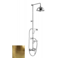 VIENNA sprch. sloup s pákovou baterií, mýdlenka, v. 1291mm, bronz (LO41RM2250BR)