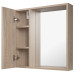 ZOJA/KERAMIA FRESH STRIP galerka s LED osvětlením, 60x60x14cm, levá, dub platin