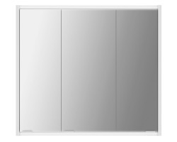 BATU galerka 80x71x15 cm, 2x LED osvětlení, bílá