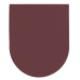 INFINITY WC sedátko, SLIM, Soft Close, Easy Take, maroon red