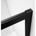 SIGMA SIMPLY BLACK čtvercový sprchový kout 900x900 mm, rohový vstup, Brick sklo