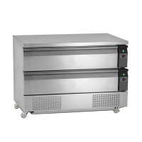 Tefcold UD 2-3 - Kombinovaný chladicí/mrazicí stůl 2 zásuvky