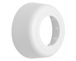 Rozeta 85/40mm, výška 33mm, ABS/bílá