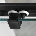 SIGMA SIMPLY BLACK sprchové dveře posuvné pro rohový vstup 1100 mm, čiré sklo