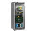 Chladicí skříň prosklené dveře, nerez TEFCOLD UR 600 SG