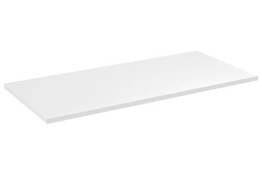 CIRASA deska DTDL 101x1,8x46,5cm, bílá lesk