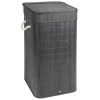 TATAMI koš na prádlo 35,5x63x35,5cm, černá/bílá